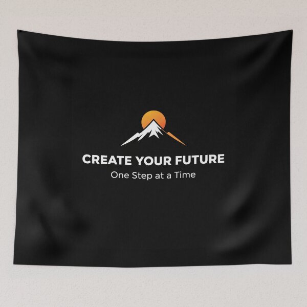 Item preview, Create Your Future – Motivational Minimal Design designed and sold by NomadUSArt.