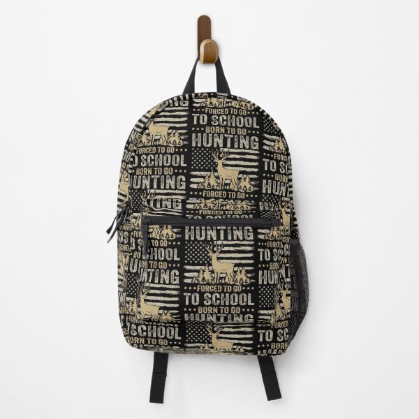 Item preview, Born To Go Hunting Forced To Go To School Funny Hunting designed and sold by LunaDangelo.