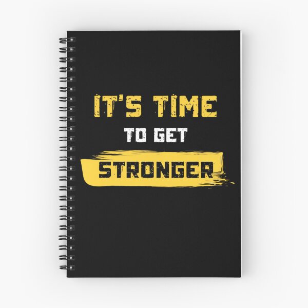 Item preview, It’s Time To Get Stronger – Motivational Gym Quote designed and sold by Hilal-Studio.