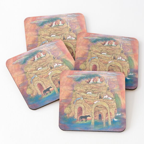 Item preview, Celestial Sanctuary: The Golden Labyrinth of Animal Paradise designed and sold by nakaitomoko.