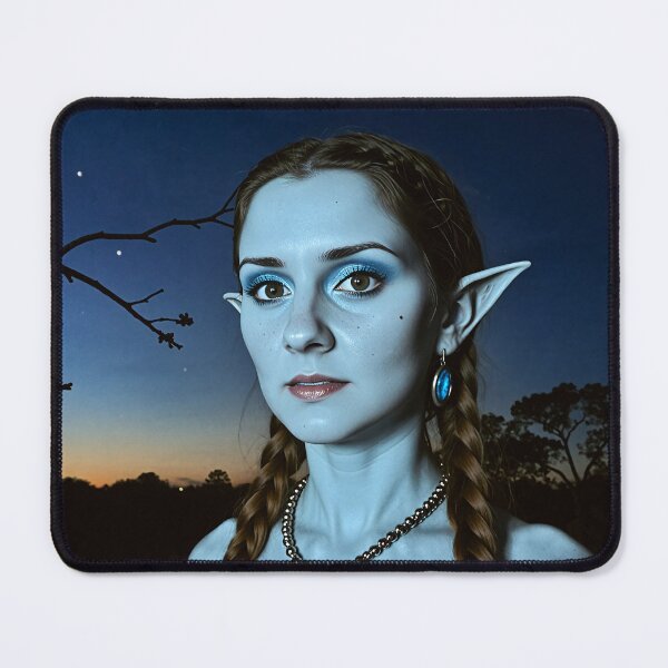 Item preview, Na'vi Night Portrait designed and sold by Star People Digital Art Works and Photography.