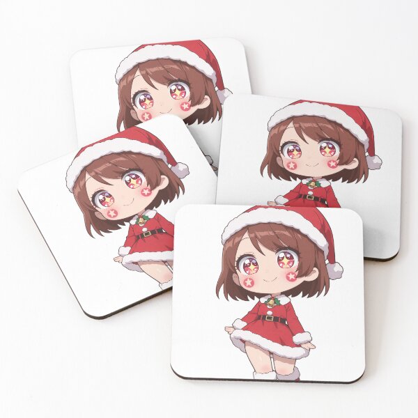Item preview, Copy of Kawaii Christmas Anime Girl Sticker Design designed and sold by Atthapolaudom.