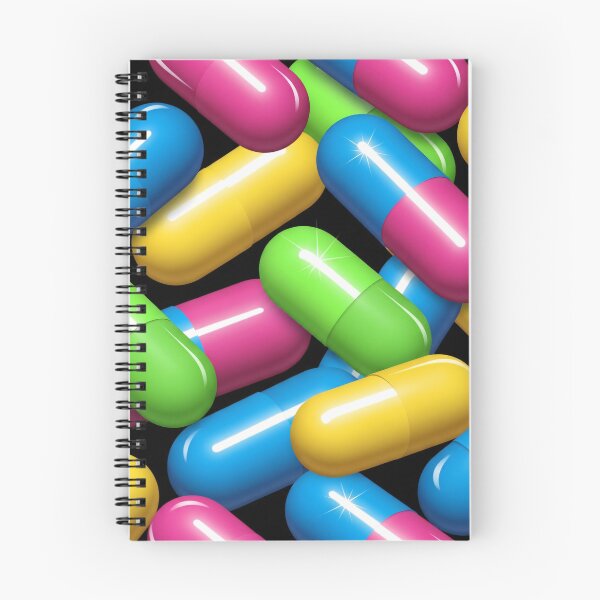 Item preview, Glossy Neon Capsules Seamless Pattern designed and sold by Kaleidoscope Print.