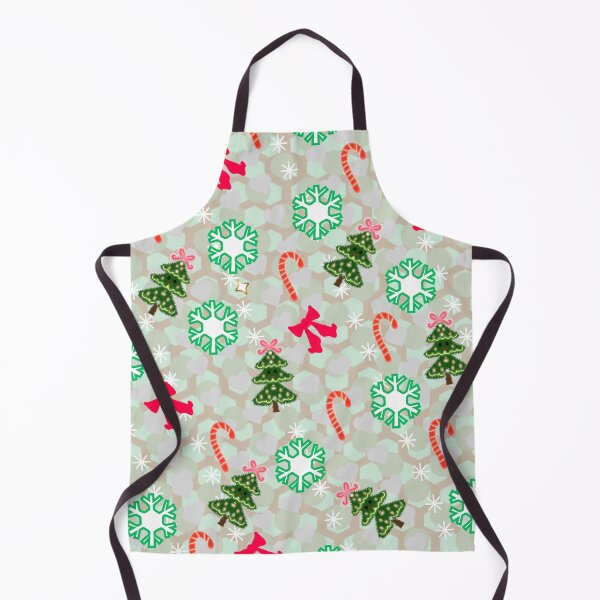 Item preview, Cute Christmas Seamless Pattern with Trees, Candy Canes & Snowflakes – Festive Holiday Design designed and sold by HopeAndHustle.