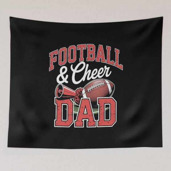 Item preview, Football Cheer Dad for Women Men Vintage Cheerleader designed and sold by RonnasJackson.