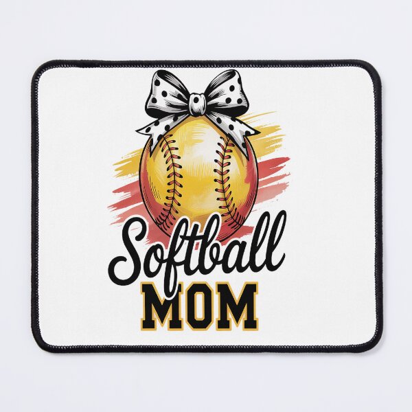 Item preview, Coquette Bow Game Day Baseball Softball Mom Cheer Mama designed and sold by RonnasJackson.