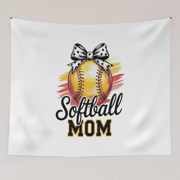Item preview, Coquette Bow Game Day Baseball Softball Mom Cheer Mama designed and sold by RonnasJackson.