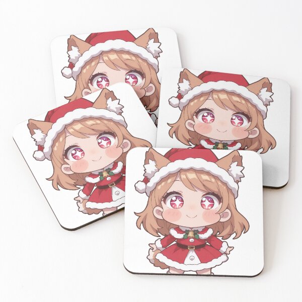 Item preview, Copy of Kawaii Christmas Anime Girl Sticker Design designed and sold by Atthapolaudom.