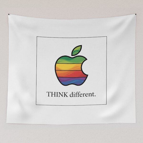 Item preview, Think Different Apple Aesthetic designed and sold by Mues1966.