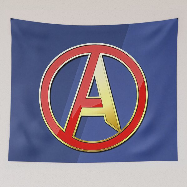 Artikelvorschau, Marvel Avengers Minimalist A Logo entworfen und verkauft von Star People Digital Art Works and Photography.