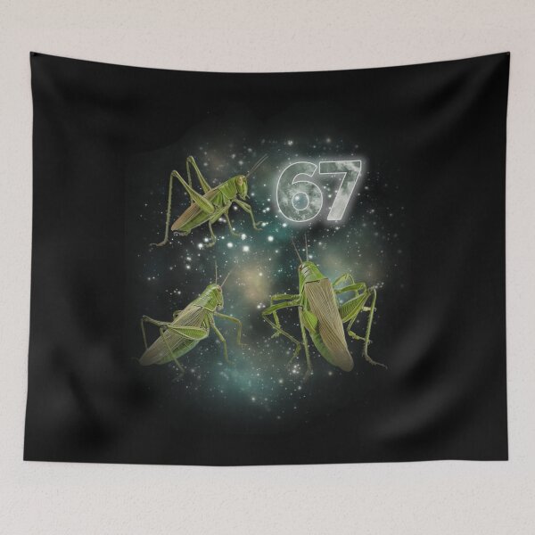 Item preview, Cosmic Grasshopper 67 Sci-Fi Art designed and sold by LashondaGreen89.
