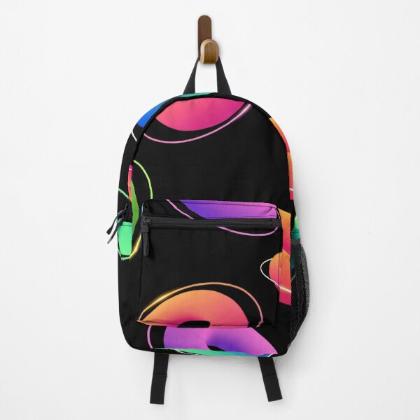 Item preview, Neon Saturn Donuts Seamless Pattern designed and sold by Kaleidoscope Print.