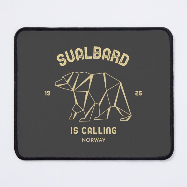 Item preview, Svalbard Is Calling, Polar Bear Low Poly Norway Longyearbyen Magdalenefjorden Arctic Nation Gateway To The North Pole designed and sold by GraTEEtude.
