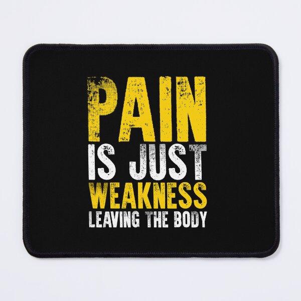 Item preview, Pain is Just Weakness Leaving the Body - Motivational Words designed and sold by mazenyverxa.