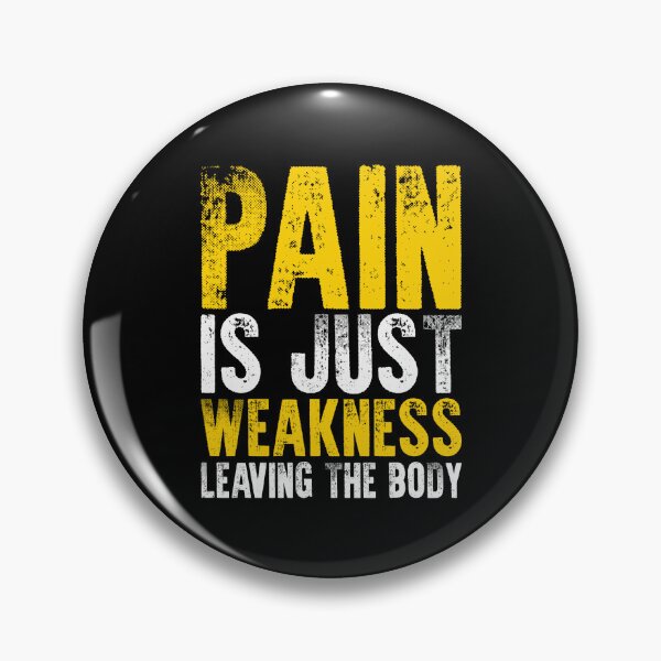Item preview, Pain is Just Weakness Leaving the Body - Motivational Words designed and sold by mazenyverxa.