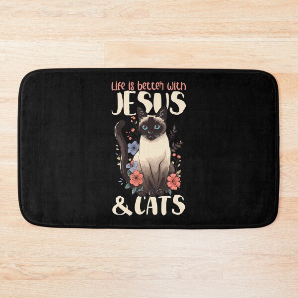Item preview, Life Is Better With Siamese Cats Jesus designed and sold by LunaDangelo.