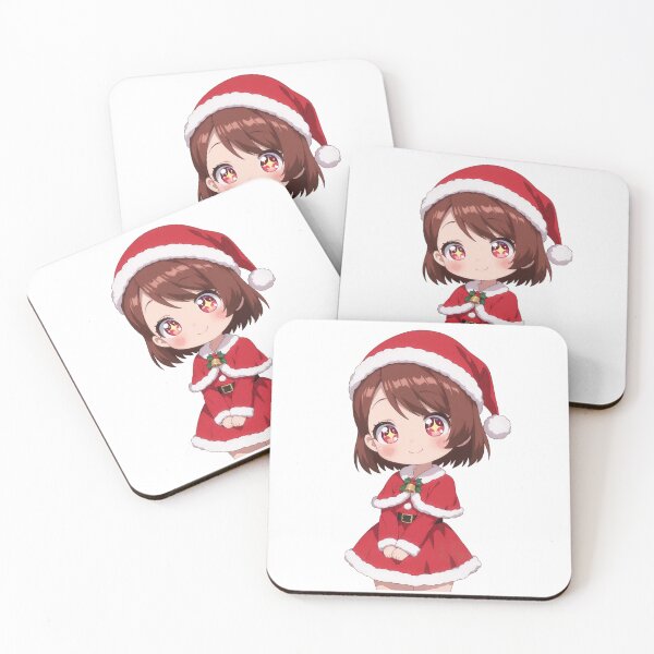 Item preview, Copy of Kawaii Christmas Anime Girl Sticker Design designed and sold by Atthapolaudom.