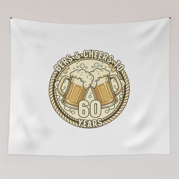 Item preview, Beers & Cheers to 60 Years designed and sold by Thisk1975.