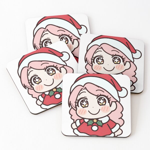 Item preview, Copy of Kawaii Christmas Anime Girl Sticker Design designed and sold by Atthapolaudom.
