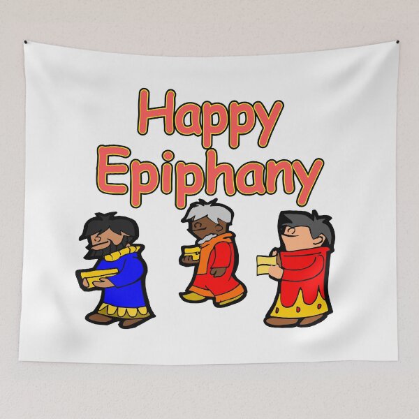 Item preview, Happy Epiphany Christmas day celebration January 6 designed and sold by Verle-art.