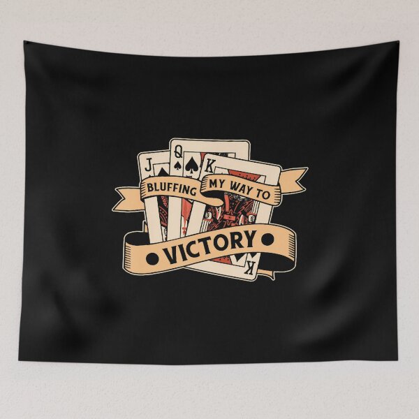 Item preview, Bluffing My Way To Victory Texas Holdem Poker Hands Poker designed and sold by scottsurswab.