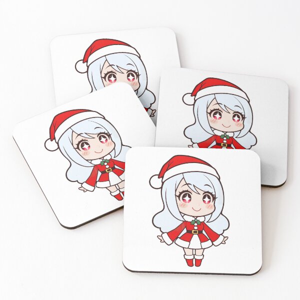 Item preview, Copy of Kawaii Christmas Anime Girl Sticker Design designed and sold by Atthapolaudom.