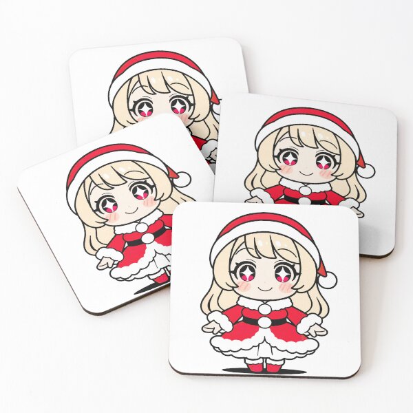 Item preview, Kawaii Christmas Anime Girl Sticker Design designed and sold by Atthapolaudom.