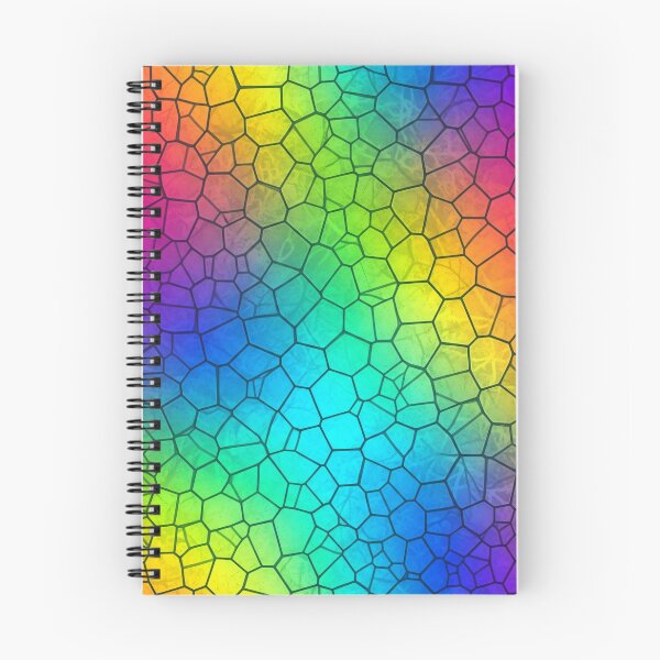 Item preview, Rainbow Stained Glass Mosaic Gradient Seamless Pattern designed and sold by Kaleidoscope Print.