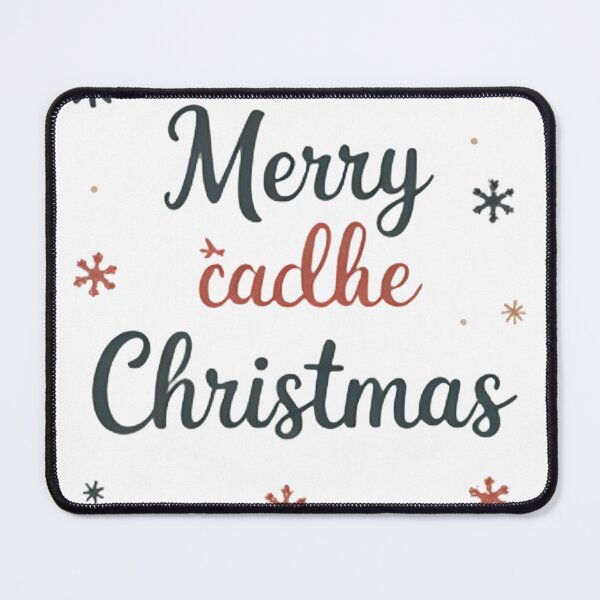 Item preview, Merry Cadhe Christmas Typography – Cute Festive Holiday Quote Design designed and sold by A1MarketDesigne.