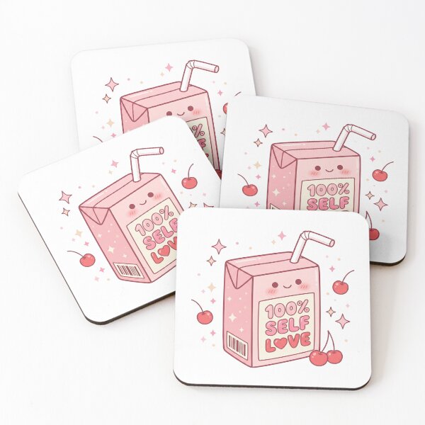 Item preview, Copy of 100% Self Love Juice Box | Kawaii Pink Aesthetic designed and sold by GemajoStudio.