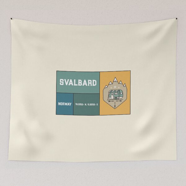 Item preview, Svalbard Norway Longyearbyen Campervan Arctic Nation Gateway To The North Pole designed and sold by GraTEEtude.