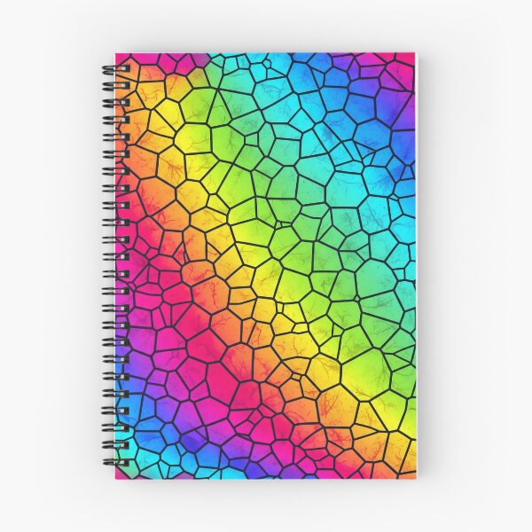 Item preview, Diagonal Rainbow Stained Glass Mosaic Seamless Pattern designed and sold by Kaleidoscope Print.