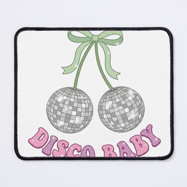 Item preview, Disco Baby Cherries | Sparkly Retro Mirror Ball designed and sold by GemajoStudio.
