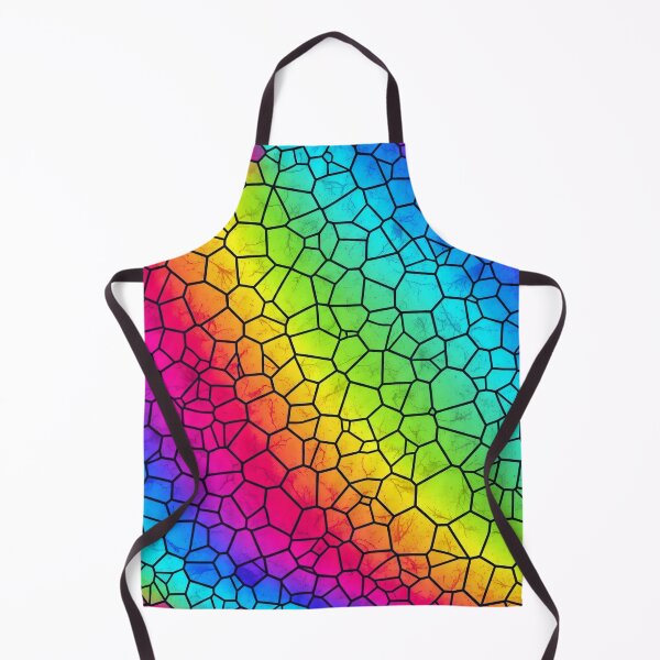 Item preview, Diagonal Rainbow Stained Glass Mosaic Seamless Pattern designed and sold by Kaleidoscope Print.