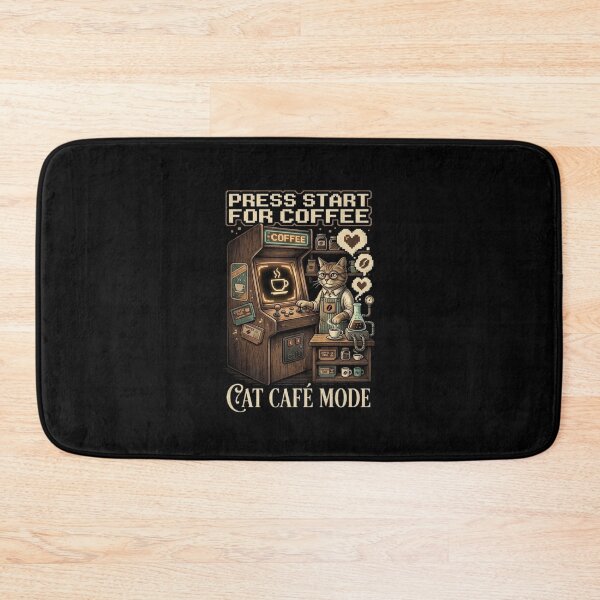 Item preview, Retro Arcade Cat Cafe Barista designed and sold by MJO80.