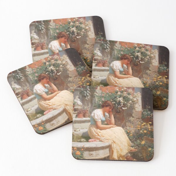 Item preview, The Quiet of Petalstone Court designed and sold by afrancisCL.