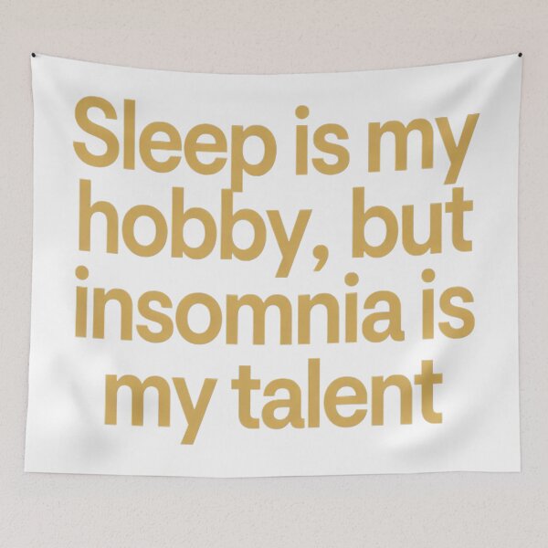 Item preview, Sleep and Insomnia Typography. designed and sold by Boundless PixelForge.