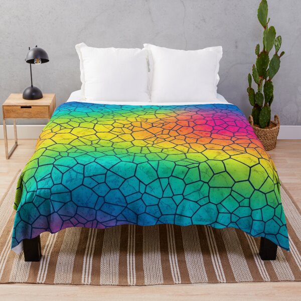 Artikelvorschau, Nahtloses Spiral-Regenbogen-Buntglas-Mosaikmuster entworfen und verkauft von Kaleidoscope Print.