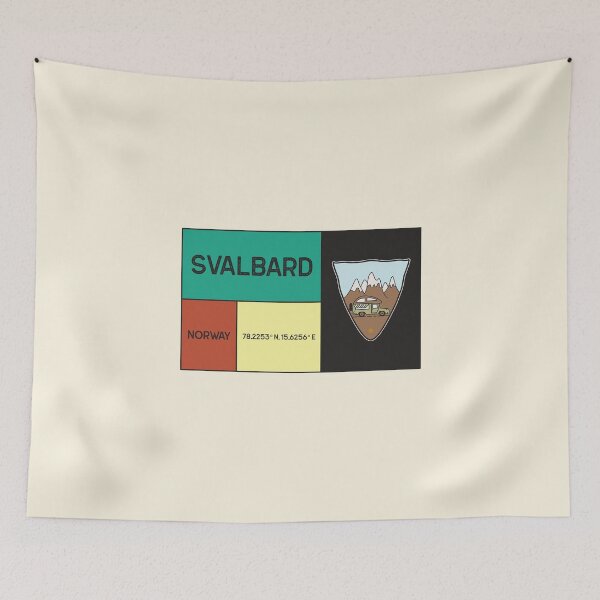 Item preview, Svalbard Norway Longyearbyen Campervan Arctic Nation Gateway To The North Pole designed and sold by GraTEEtude.
