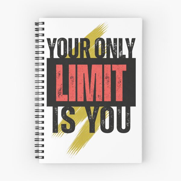 Item preview, Your Only Limit Is You – Bold Motivational Quote Design designed and sold by Hilal-Studio.