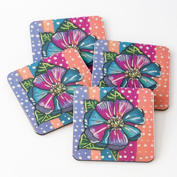 Item preview, Pop Art Peony  designed and sold by Rebecca Lyon Art .
