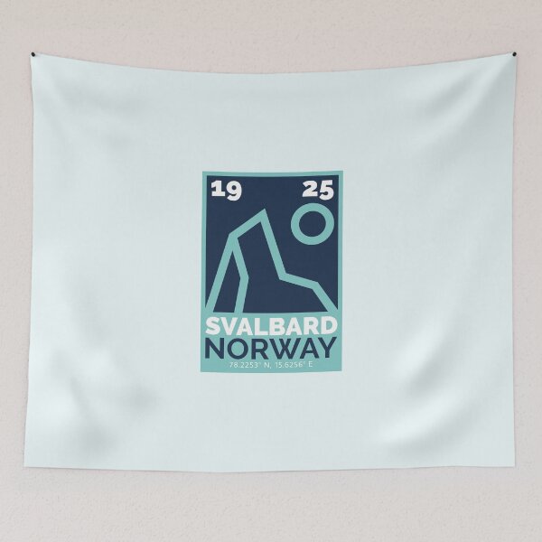 Item preview, Svalbard Norway Longyearbyen Magdalenefjorden Arctic Nation Gateway To The North Pole designed and sold by GraTEEtude.