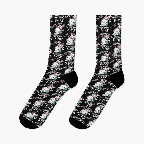 Item preview, Can't Hear You I'M Listening To K-Pop Kawaii Cute Bunny Kpop designed and sold by knjisapueyesq.