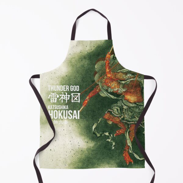 Item preview, Ukiyo-e style - Katsushika Hokusai - Thunder god - Rev.1 designed and sold by WABISABIMOMENTS.