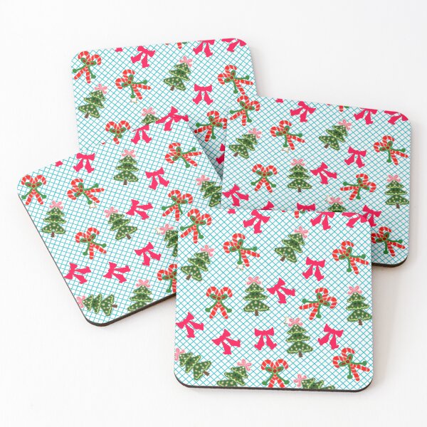 Item preview, Cute Christmas Pattern with Candy Canes, Bows & Christmas Trees – Festive Holiday Design designed and sold by HopeAndHustle.