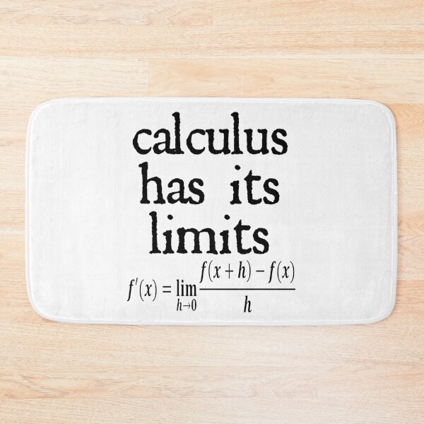 Item preview, Funny Nerdy Calculus Has Its Limits Teacher Black Text designed and sold by MathWare MathClips.