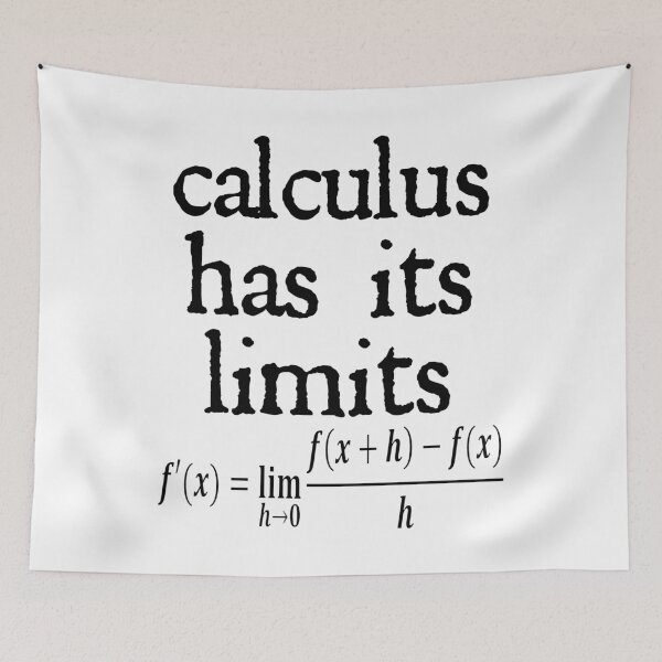 Item preview, Funny Nerdy Calculus Has Its Limits Teacher Black Text designed and sold by MathWare MathClips.