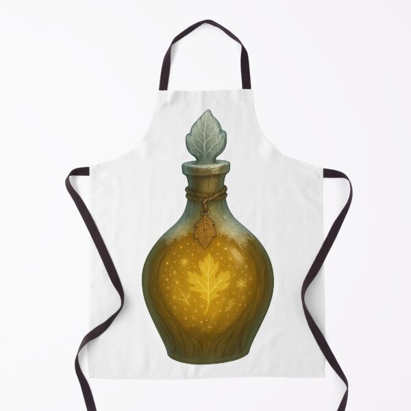 Item preview, Winter Dryad Sap Potion – Golden Forest Alchemy Sticker designed and sold by AlcheArtsStudio.