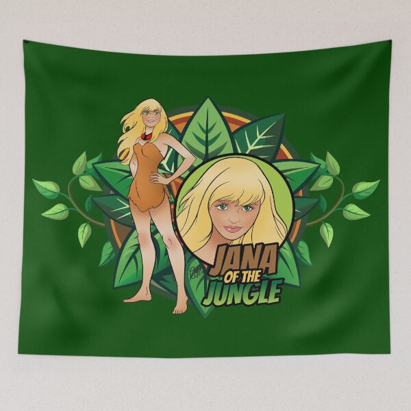 Item preview, CLASSIC TV CARTOON 70S - JANA JUNGLA - BLONDE GIRL designed and sold by CuPensky.
