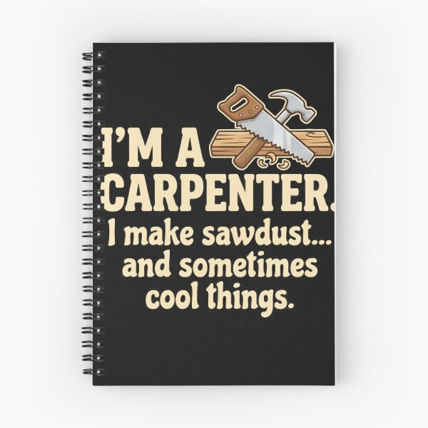 Item preview, I'm A Carpenter I Make Sawdust And Cool Things - Funny Woodworking Art designed and sold by AdyKurniawan.
